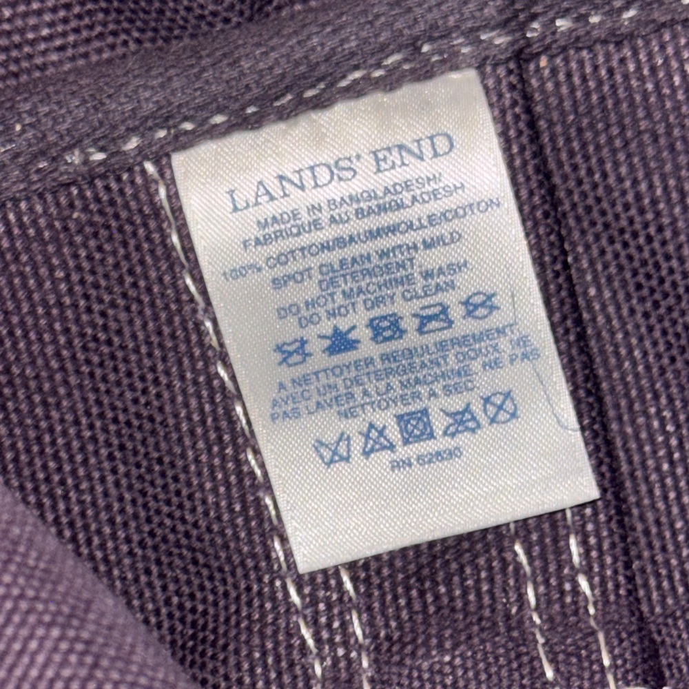 Lands End XL Navy Tote Bag (17x25x11) - Picture 12 of 16